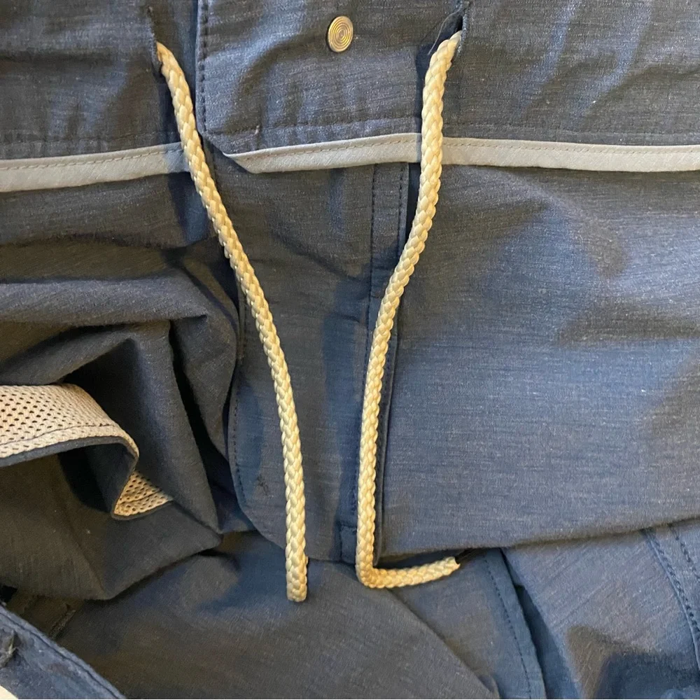 Faherty Mens All Day Shorts Blue Size 42 Drawstring 7